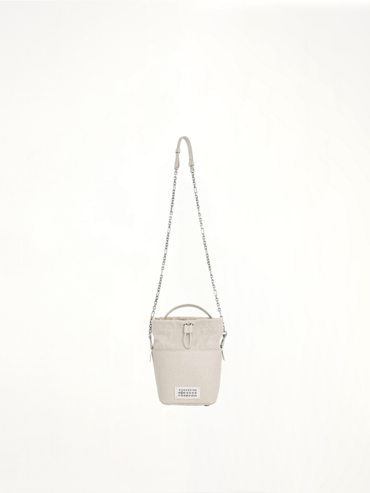 Image of Bags. Productname: Small 5AC Bucket Bag in Grey colour by brand - MAISON MARGIELA
