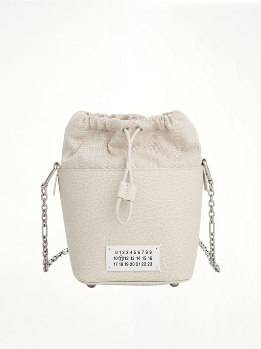 MAISON MARGIELA Small 5AC Bucket Bag (Grey)