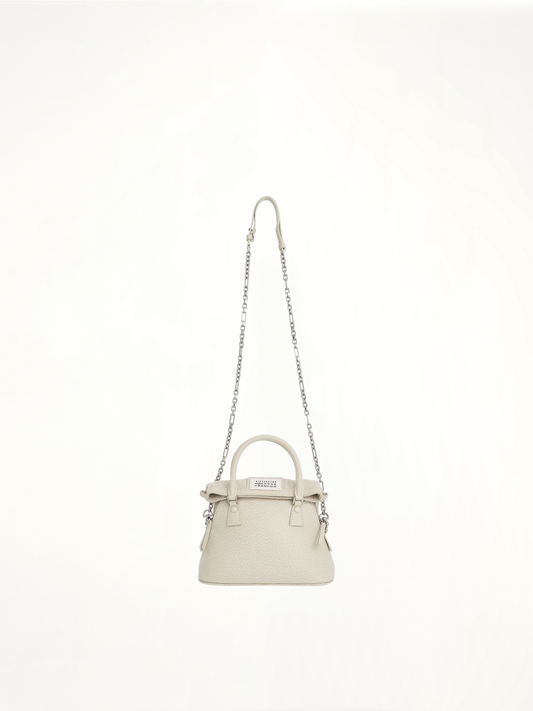 Image of Bags. Productname: Micro 5AC Bag in Grey colour by brand - MAISON MARGIELA