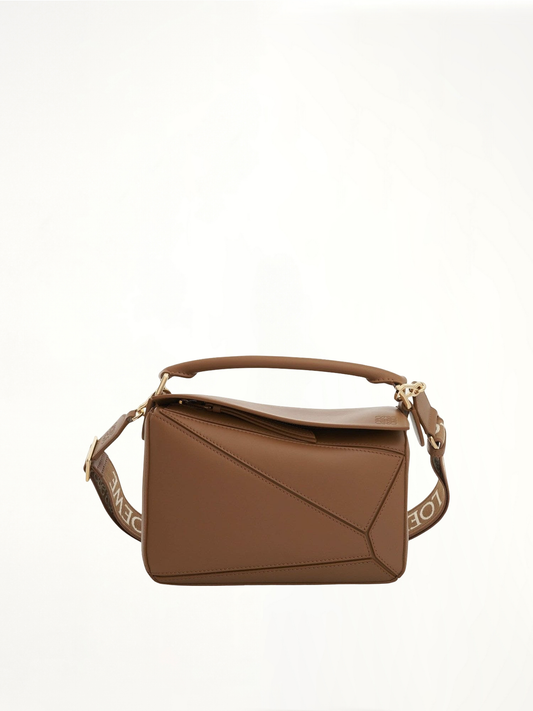 Image of Bags. Productname: LOEWE Small Puzzle Bag in Brown colour by brand - LOEWE
