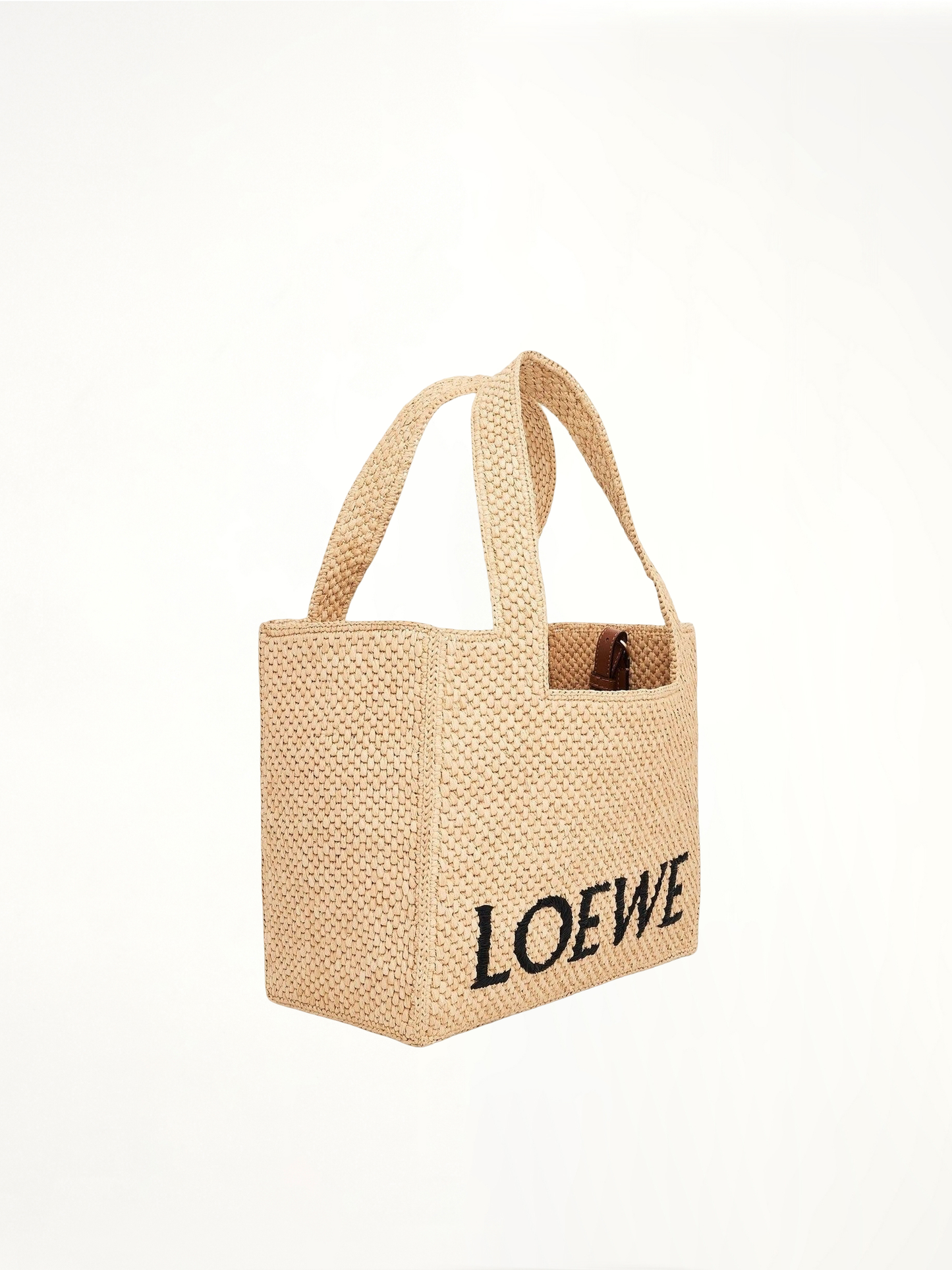 LOEWE Medium Logo Font Tote Bag (Natural)