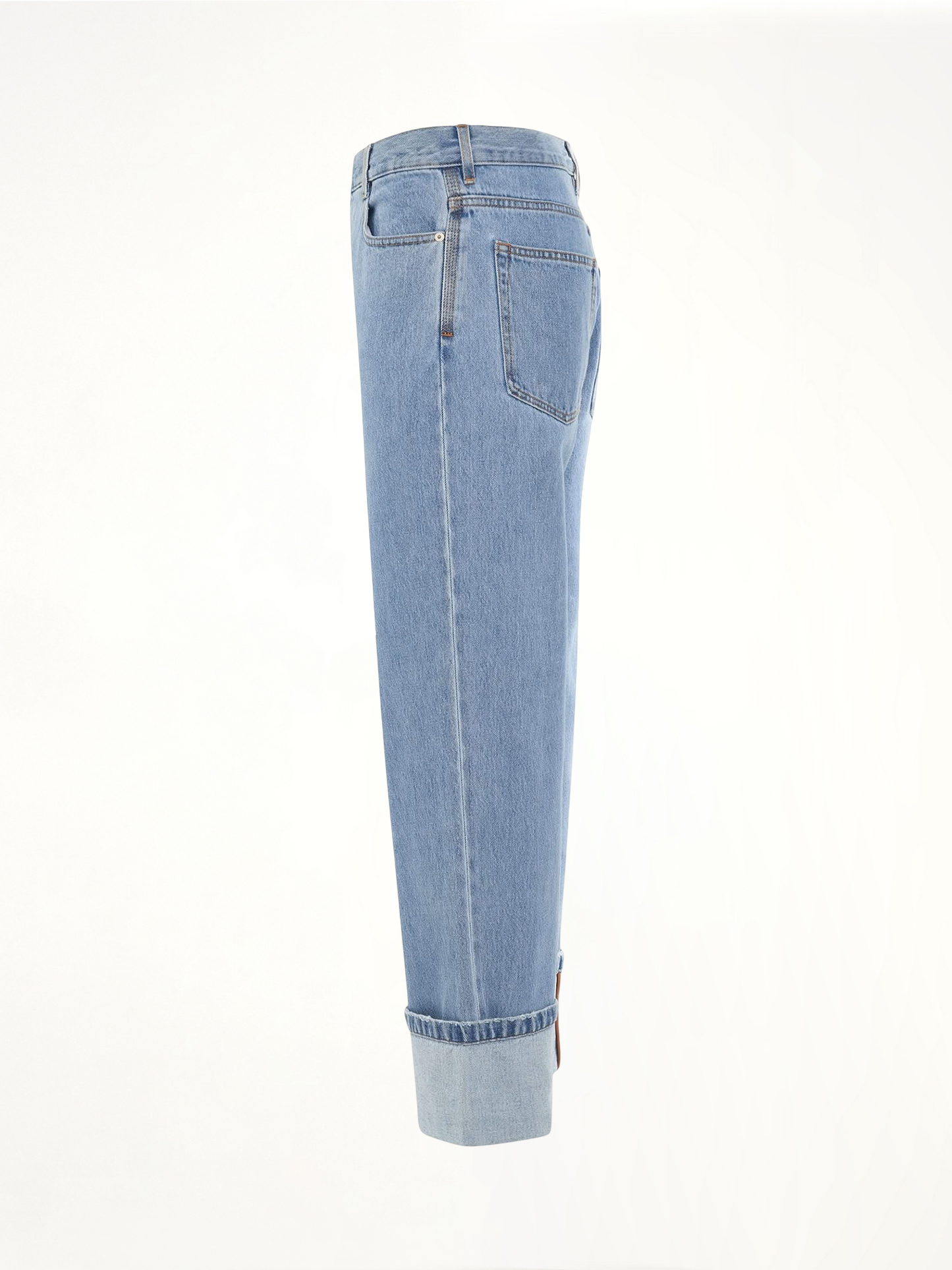 LOEWE Fisherman Turn Up Jeans (Blue)
