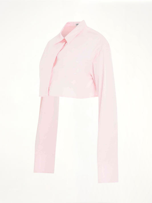 LOEWE Cropped Shirt (Pink)