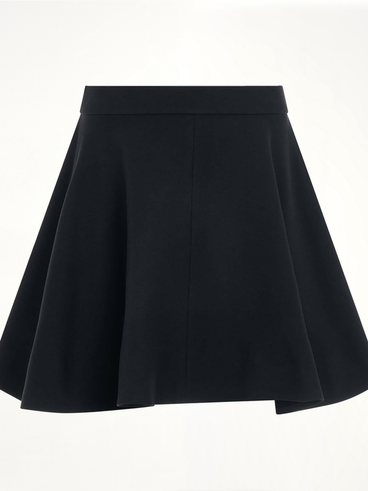 Image of a model wearing Skirts. Productname: LOEWE Short Skirt in BLACK colour by brand - LOEWE