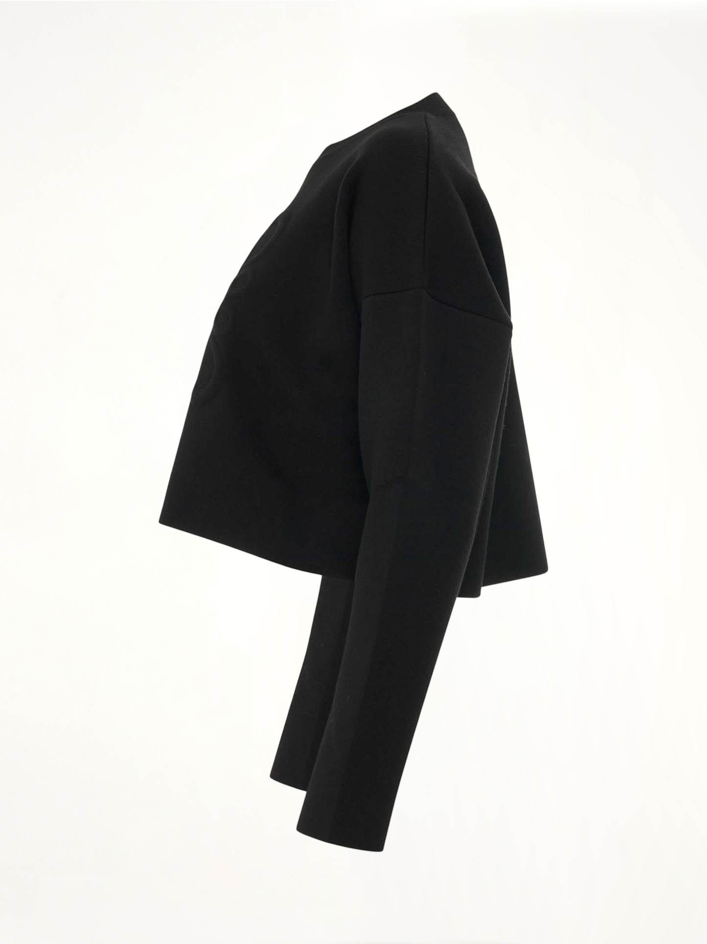 LOEWE Short Anagram Sweater (Black)