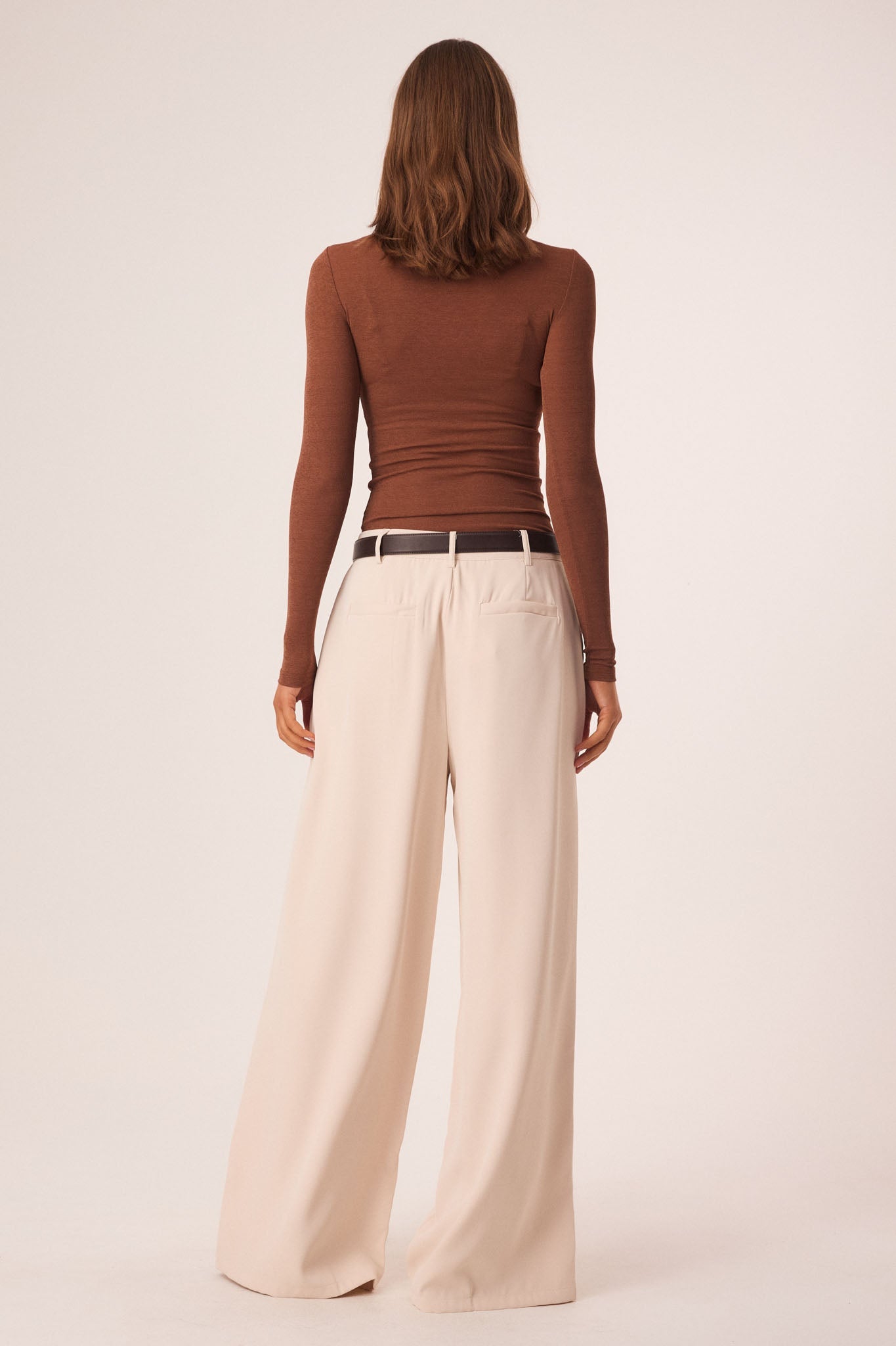 SNDYS KATYA LONG SLEEVE TOP (Mocha)