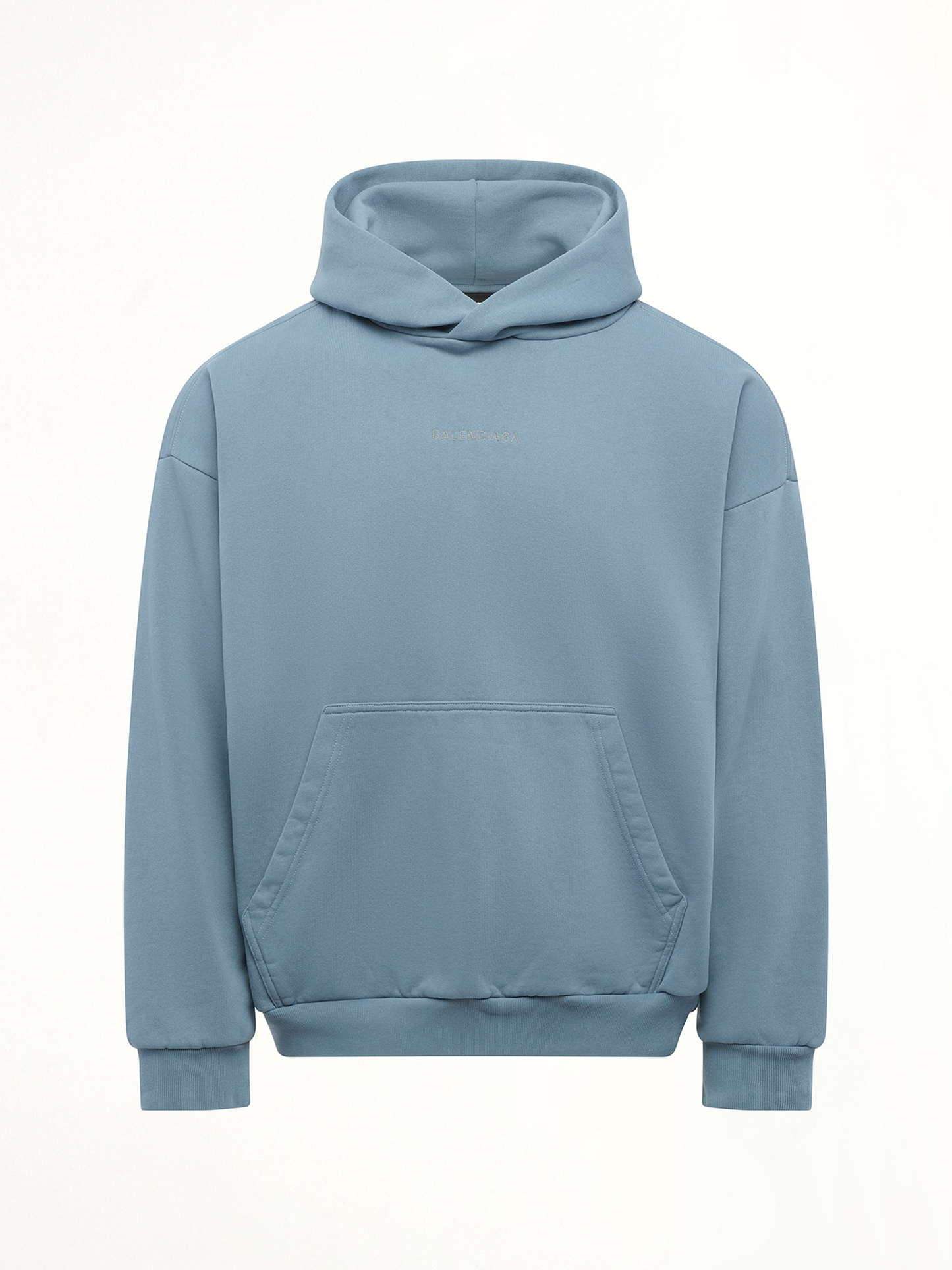BALENCIAGA Reflective Logo Medium Fit Hoodie (Grey)