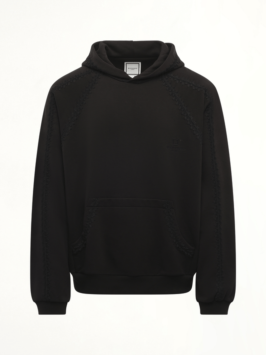 WOOYOUNGMI Whipstitch Hoodie (Black)