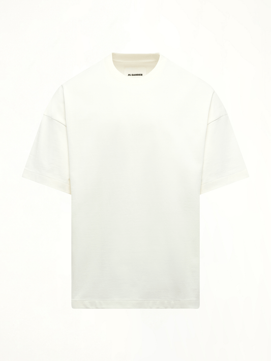 JIL SANDER Logo Flag T-Shirt (White)