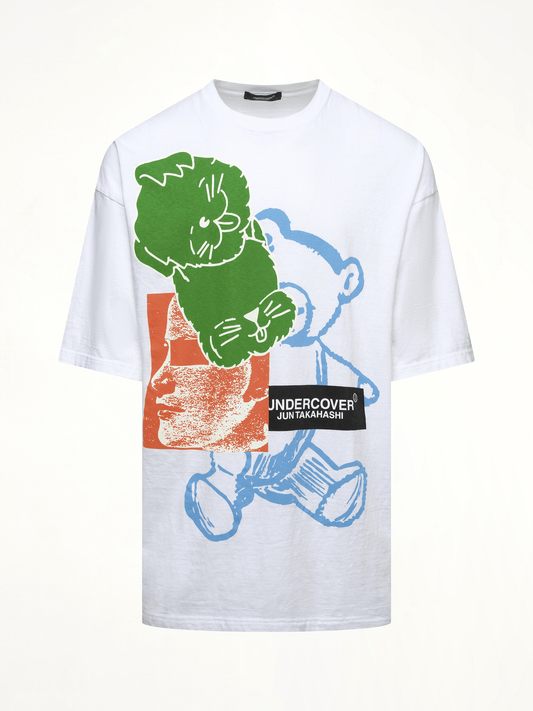 UNDERCOVER Collage Print T-Shirt (White)