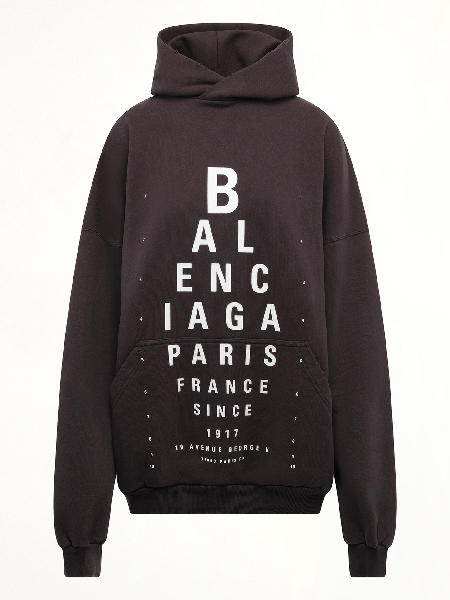 BALENCIAGA Eye-Test Large Fit Hoodie (Black)