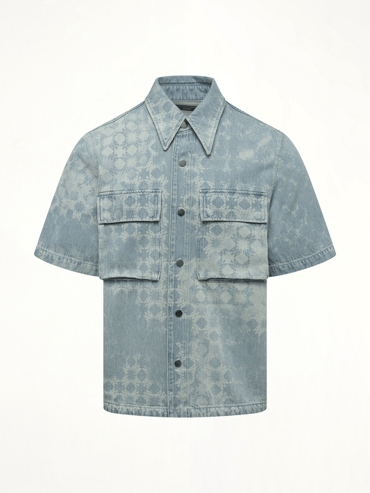 AMIRI MA Quad Denim Shirt (Blue)