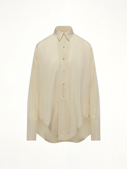 MAISON MARGIELA Long-sleeved Shirt (Brown)