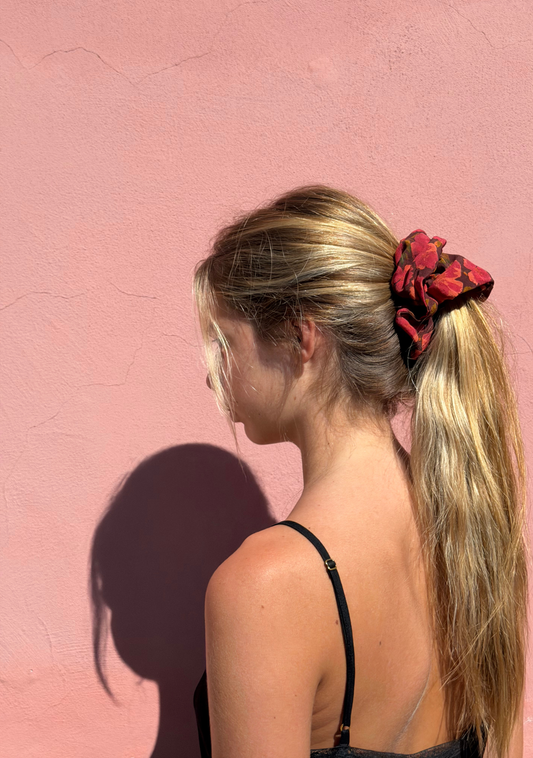 Auguste The Label Voluminous Scrunchie - Rosella (Print)