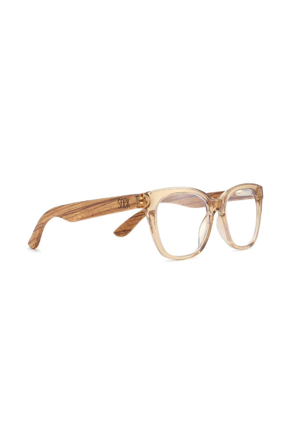 Image of Accessories. Productname: Glasses | Lila Grace Readers | Champagne in Champagne colour by brand - Kabana