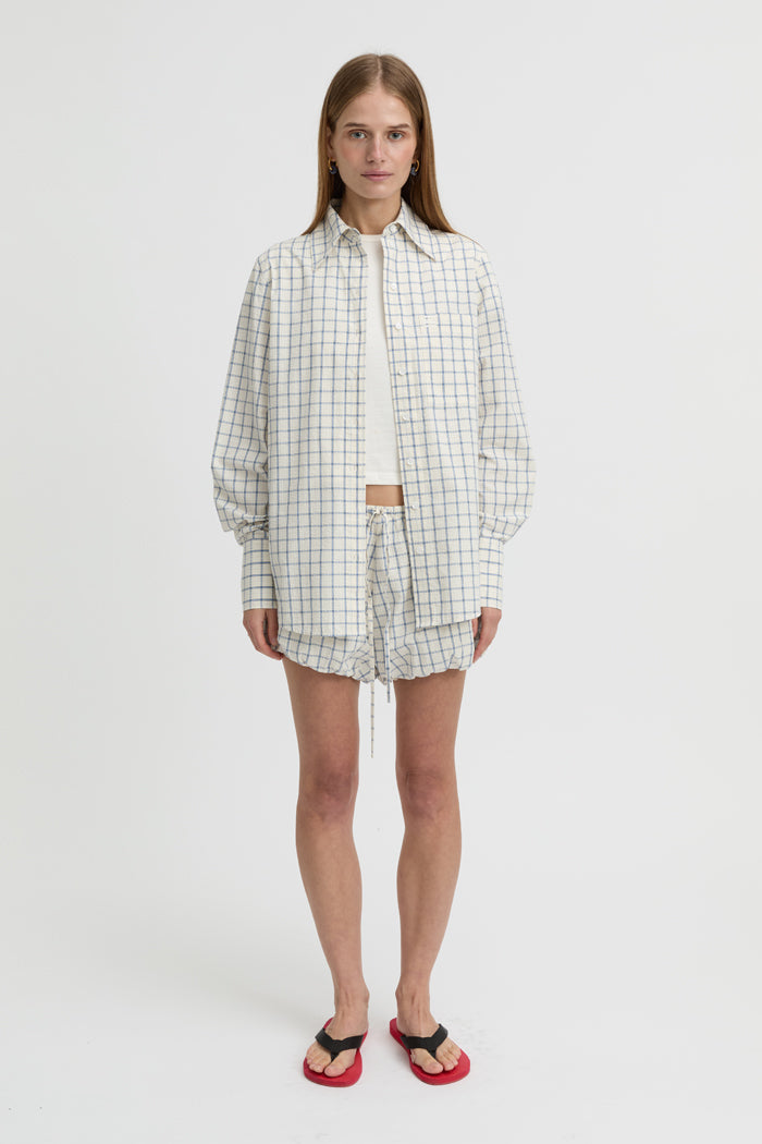 Image of Shirts. Product name - Isley Shirt White in White colour by brand - Blanca Studio