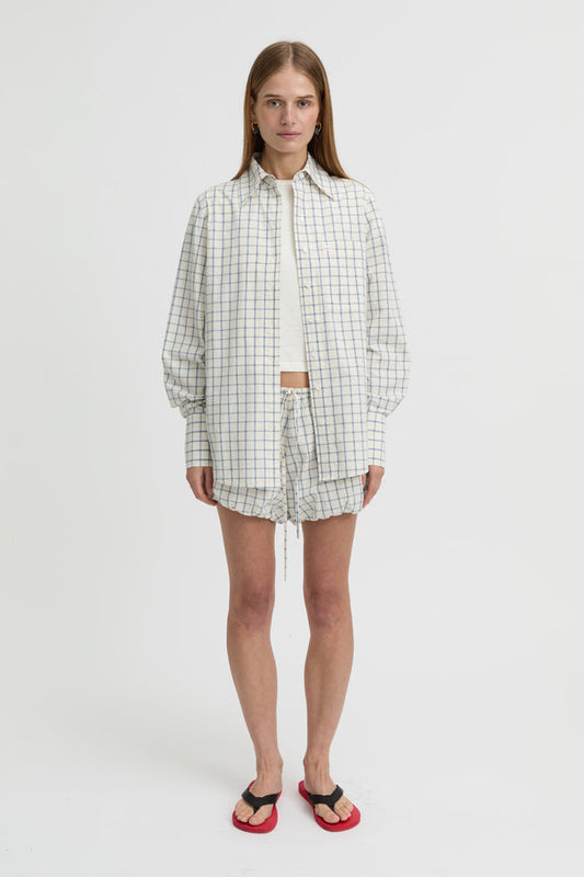 Image of Shirts. Product name - Isley Shirt White in White colour by brand - Blanca Studio