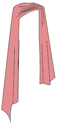 Carla Zampatti Rose Georgette Scarf (Pink)