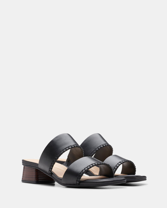 Serina35 Mule Black Leather
