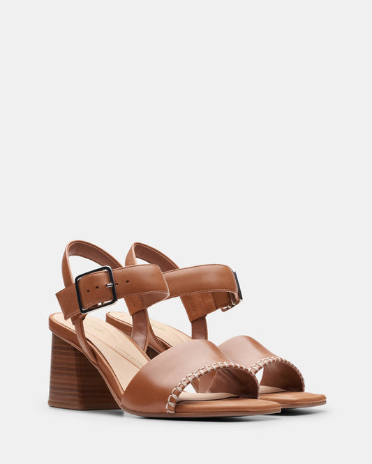 Siara65 Buckle Tan Leather