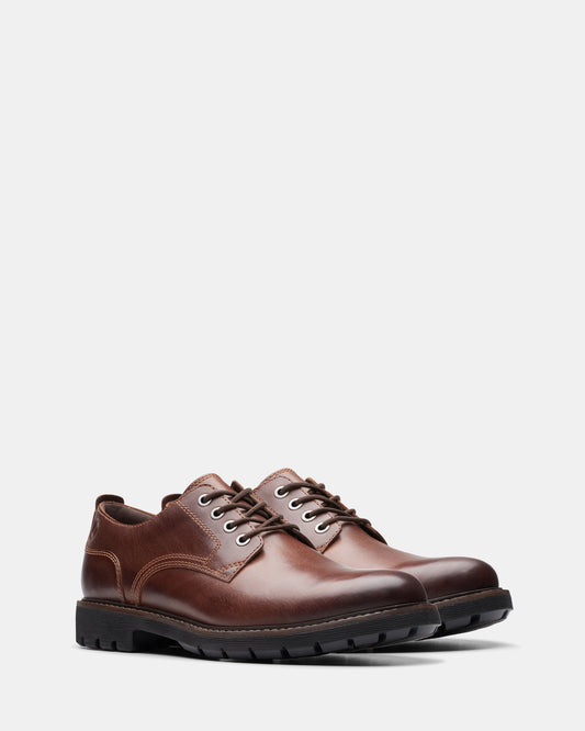 Batcombe Tie Dark Tan Leather