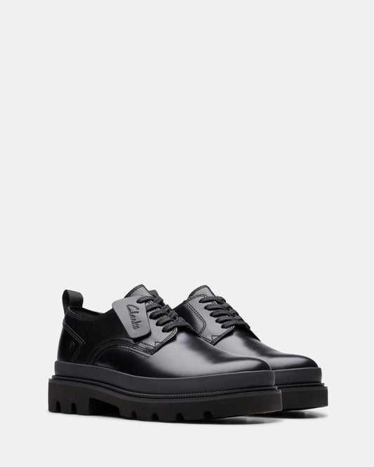 Badell Lace Black Leather