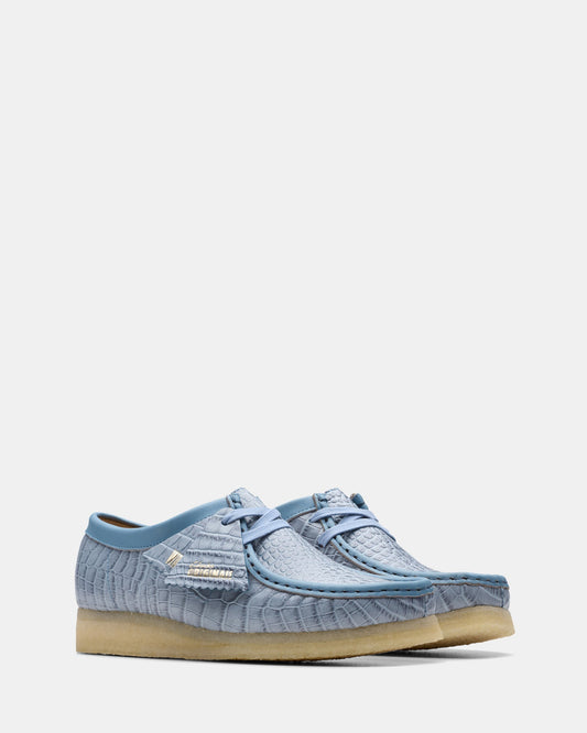 Wallabee. (w) Powder Blue Croc