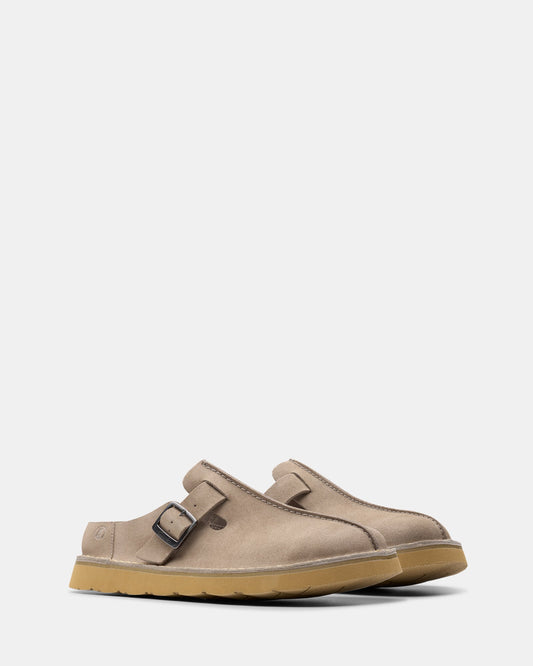 Solsbury Mule Grey Suede