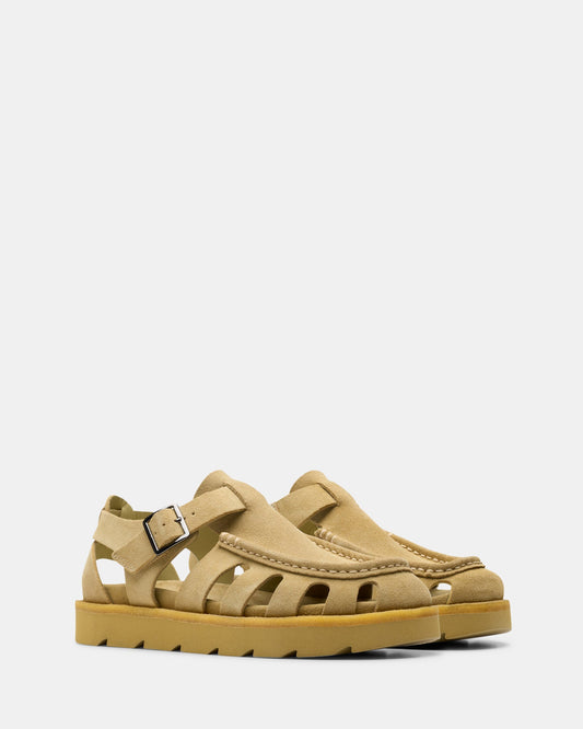 Meare Buckle (m) Dark Maple Suede