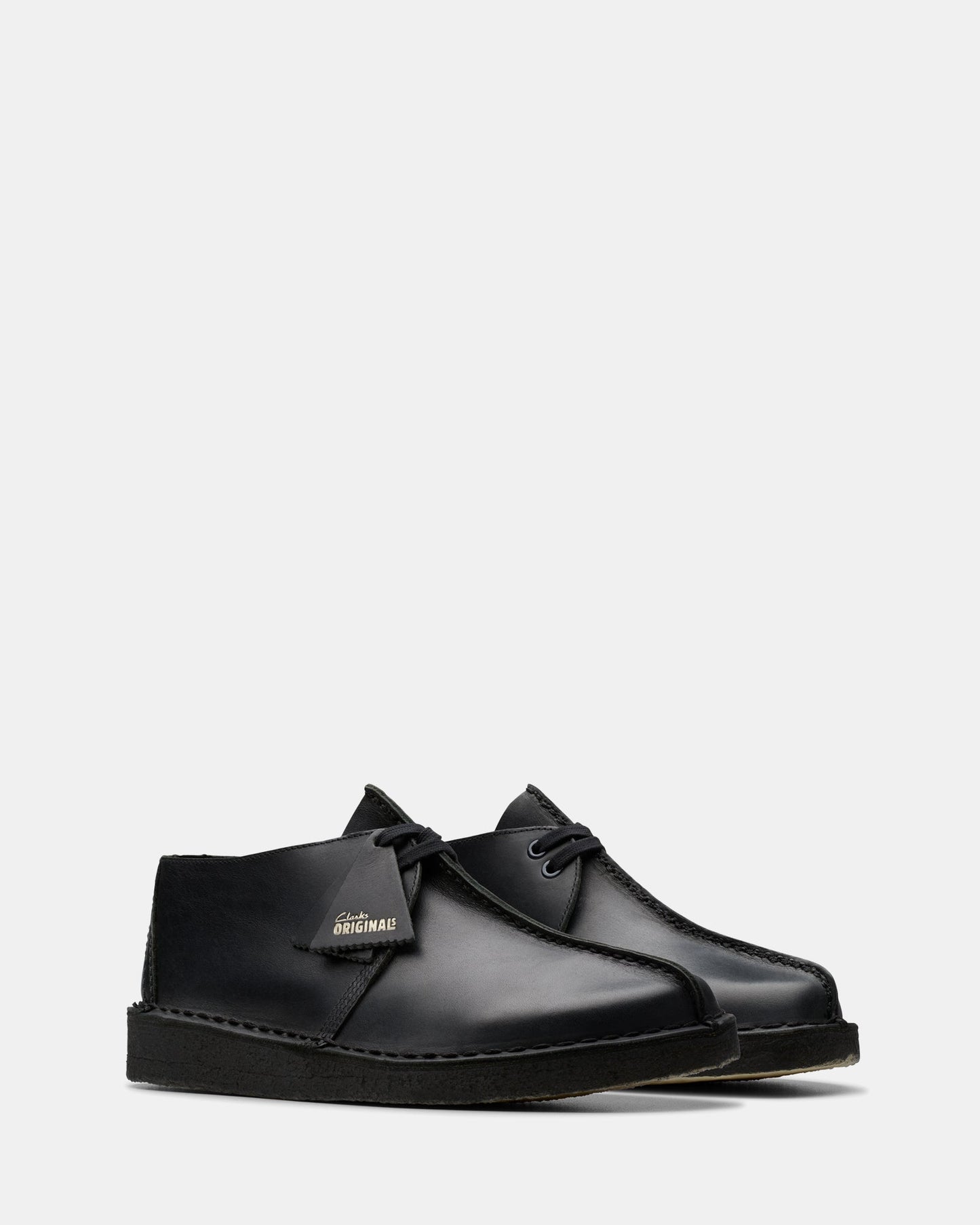Desert Trek (m) Black Smooth Leather