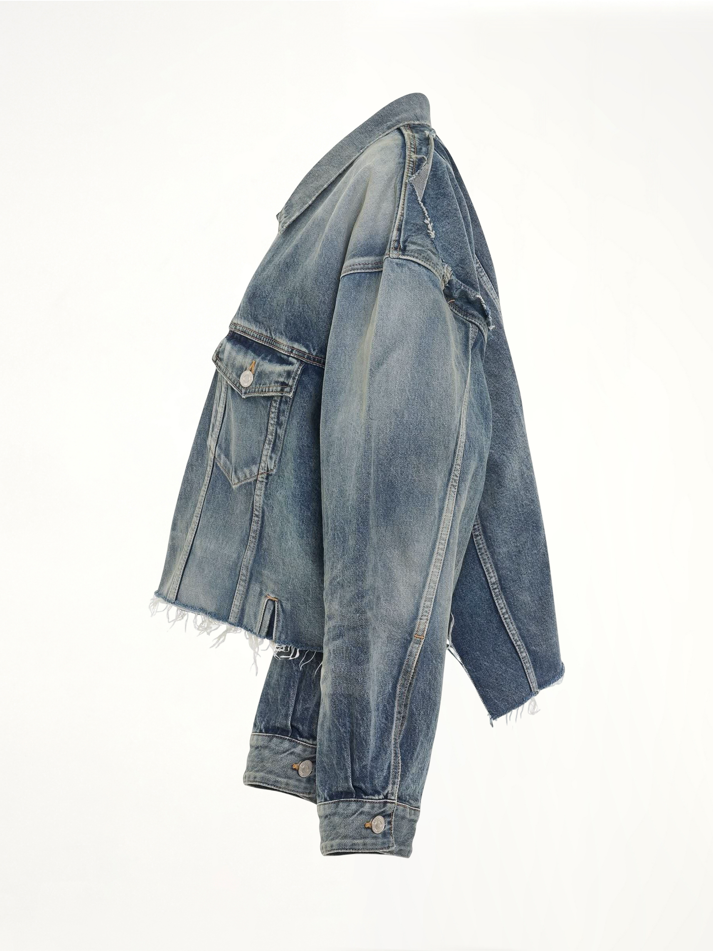 BALENCIAGA Deconstructed Jacket (Blue)