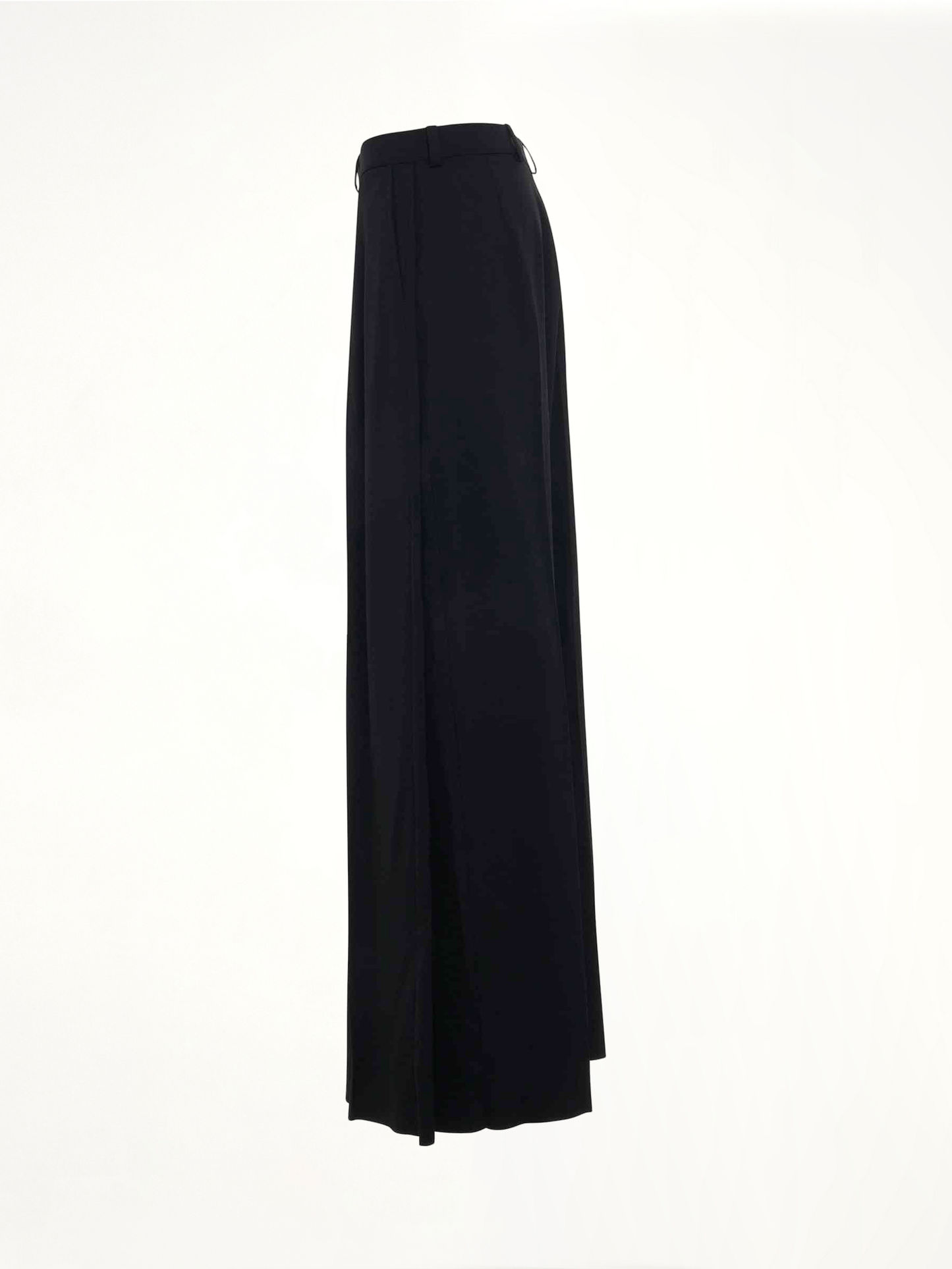 BALENCIAGA Deconstructed Double Front Pants (Black)