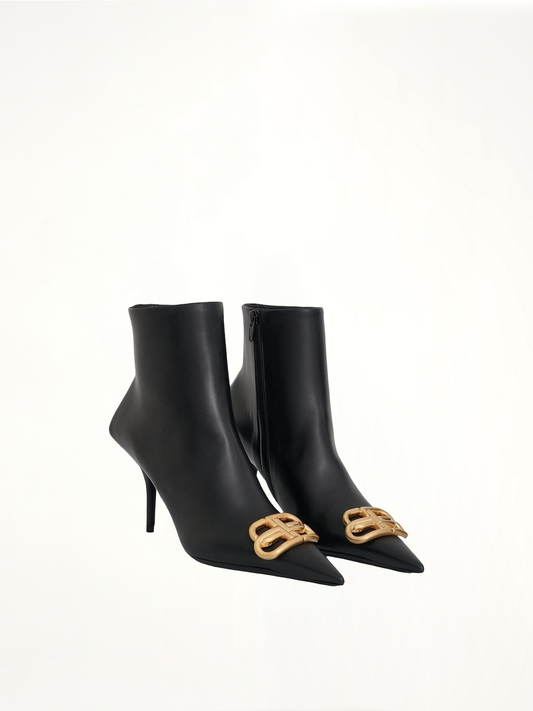 BALENCIAGA BB Knife 80mm Boots (Black)