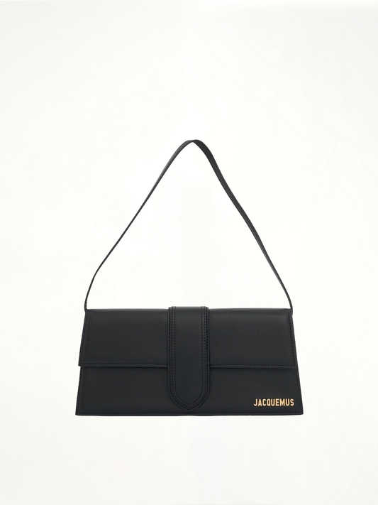 Image of Bags. Productname: JACQUEMUS Le Bambino Long Leather Bag in BLACK colour by brand - JACQUEMUS