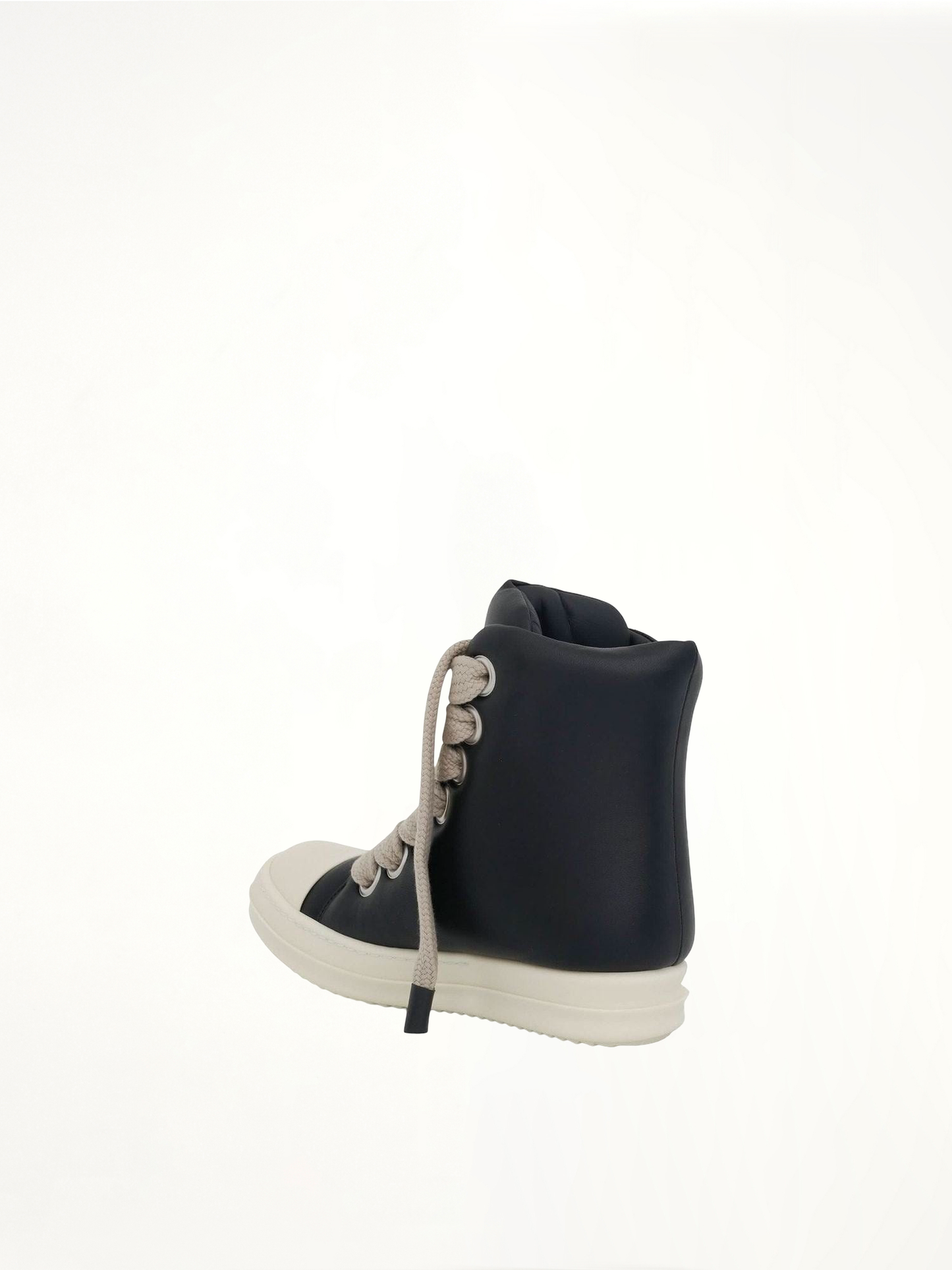 RICK OWENS Jumbo Lace Padded Sneakers (Black)