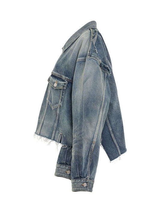 BALENCIAGA Deconstructed Jacket (Pale Blue)