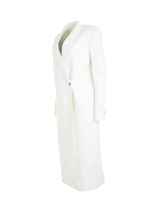 KHAITE Cobble Coat (White)