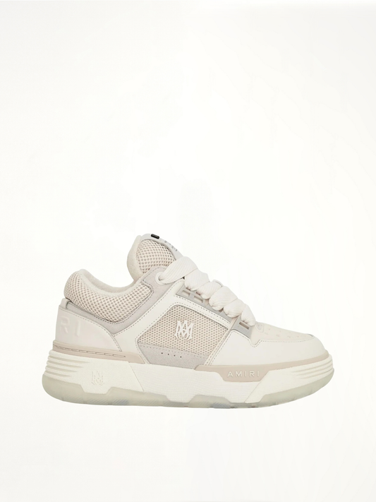 Image of Sneakers. Product name - MA-1 Sneaker in White colour by brand - AMIRI
