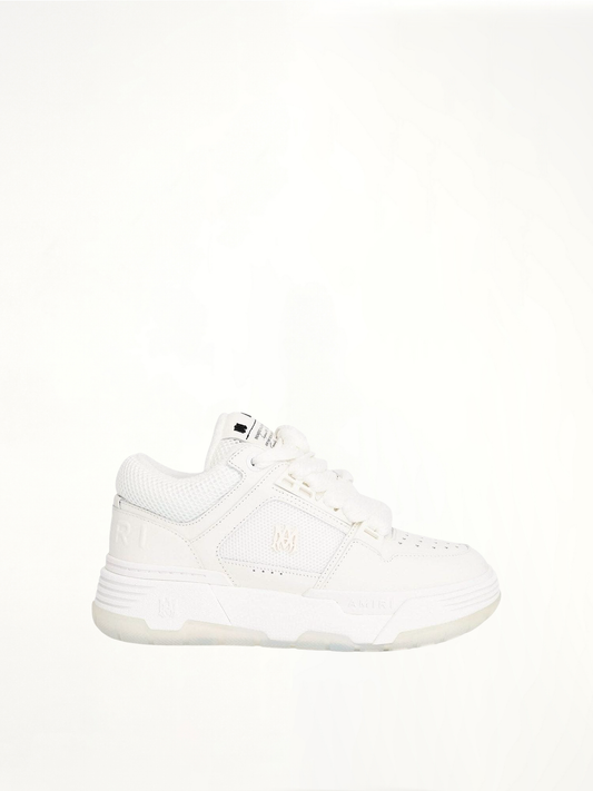 Image of Sneakers. Product name - MA 1 Sneaker in White colour by brand - AMIRI