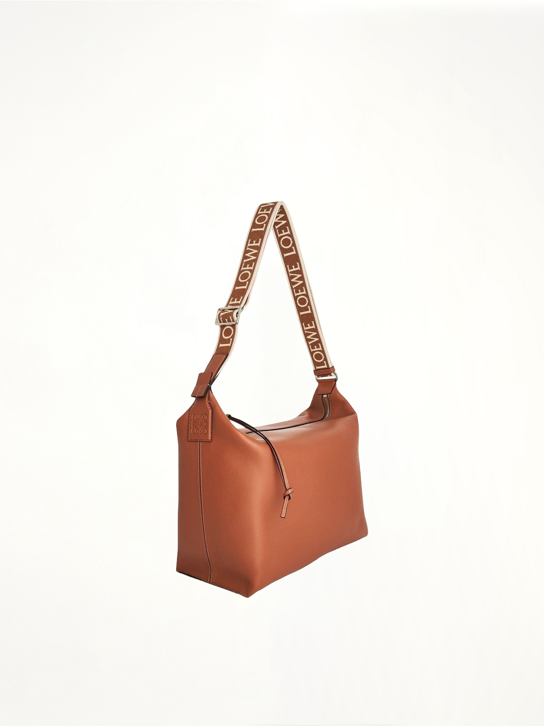 Image of Bags. Product name - Cubi Crossbody Bag in Tan colour by brand - LOEWE