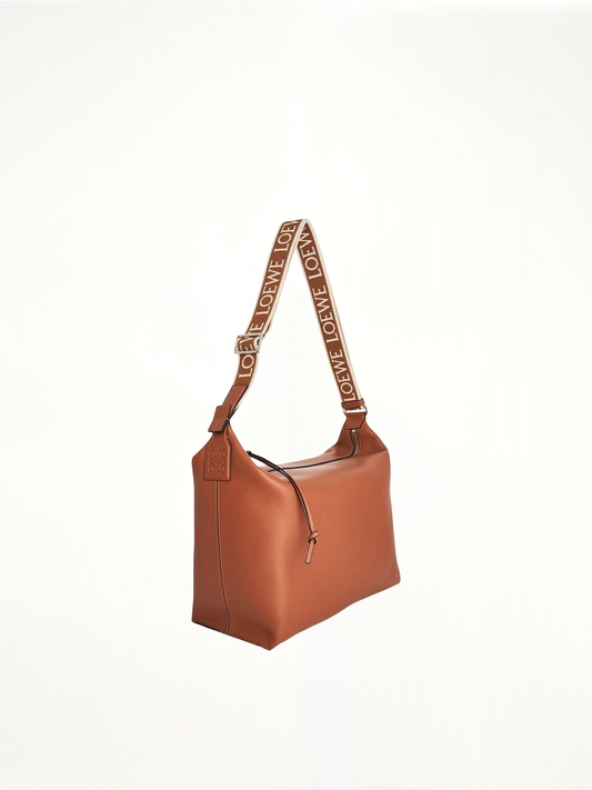 Image of Bags. Product name - Cubi Crossbody Bag in Tan colour by brand - LOEWE