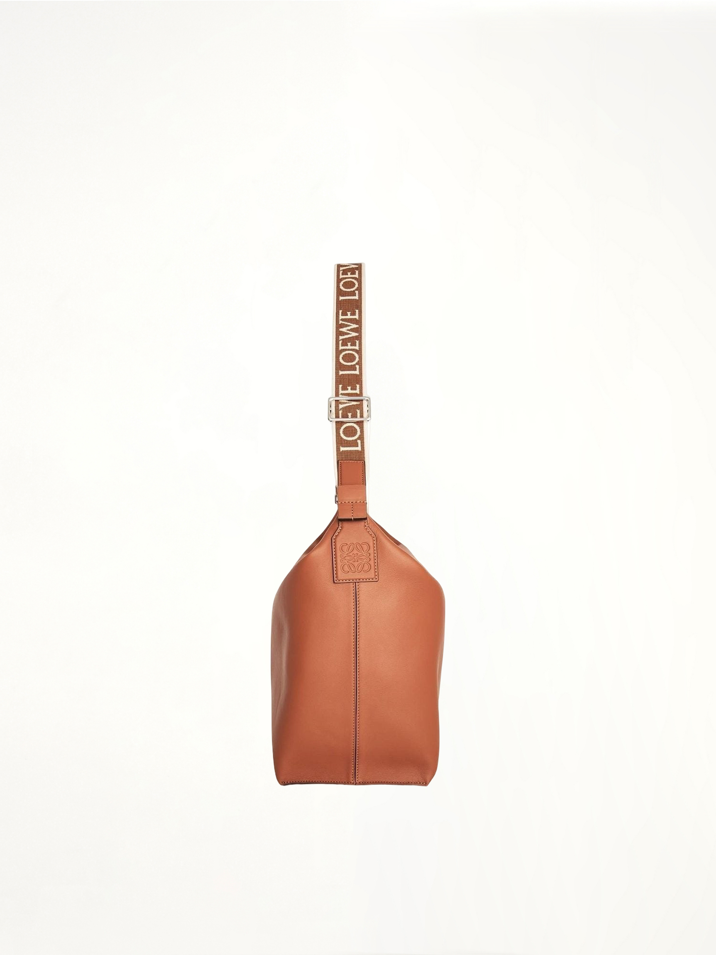 LOEWE Cubi Crossbody Bag (Tan)