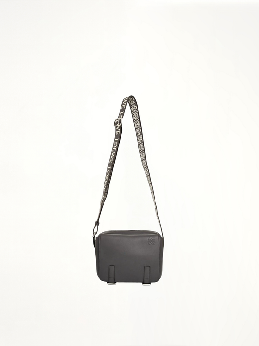 Image of Bags. Product name - Military Messenger XS Bag in Grey colour by brand - LOEWE