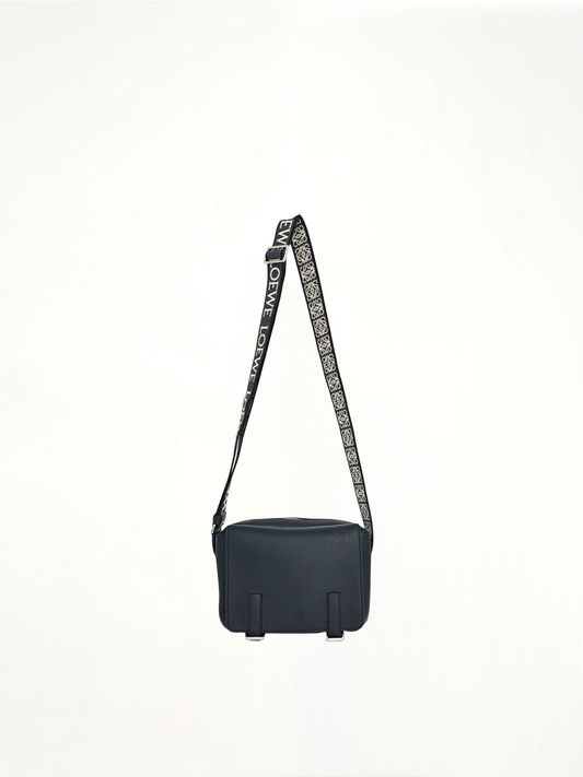 Image of Bags. Productname: LOEWE Military Messenger XS Bag in Navy colour by brand - LOEWE