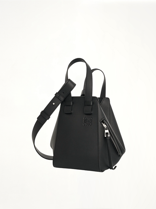 Image of Bags. Productname: LOEWE Hammock Compact Bag in Black colour by brand - LOEWE