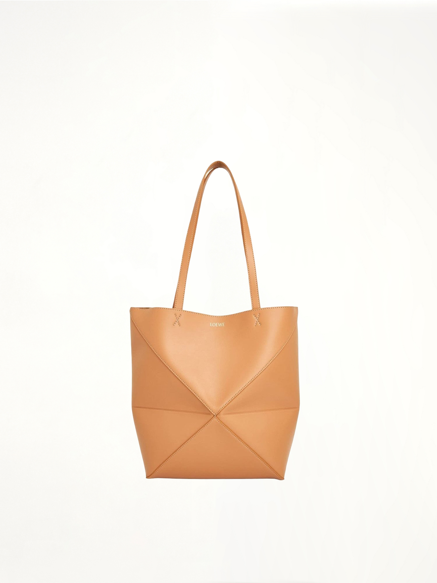 Image of Bags. Product name - Medium Puzzle Fold Tote Bag in Brown colour by brand - LOEWE