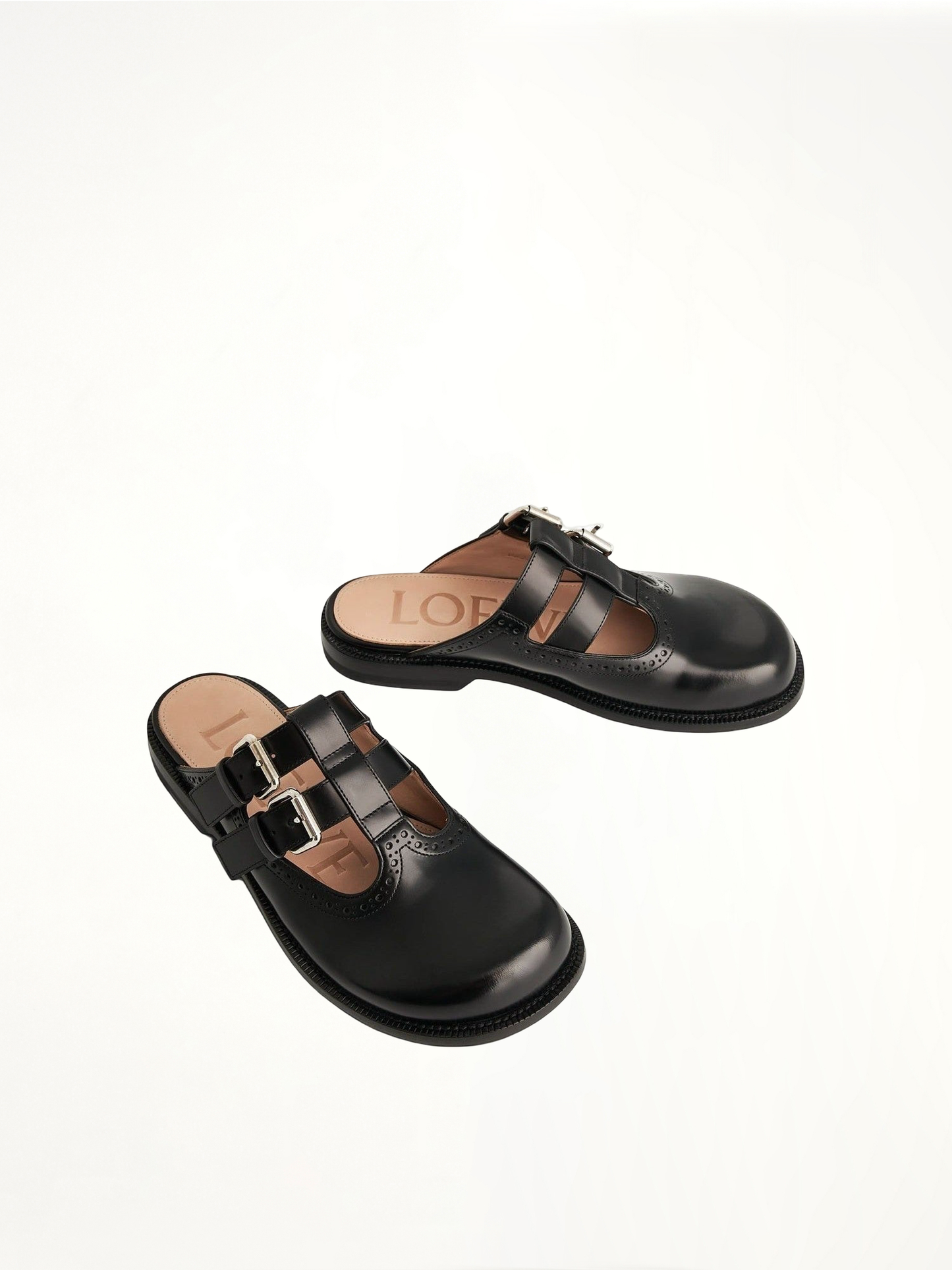 LOEWE Campo Mary Jane Mule (Black)