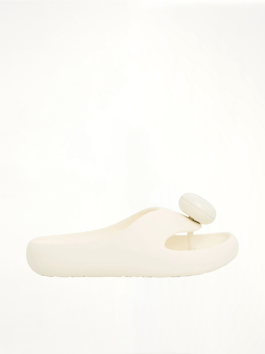Image of Sandals. Productname: LOEWE Foam Thong Slide in WHITE colour by brand - LOEWE