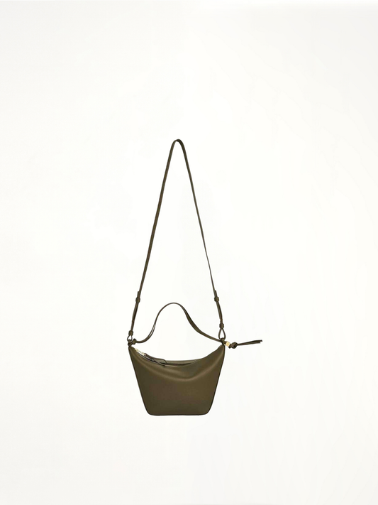 Image of Bags. Productname: LOEWE Mini Hammock Hobo Bag in Green colour by brand - LOEWE
