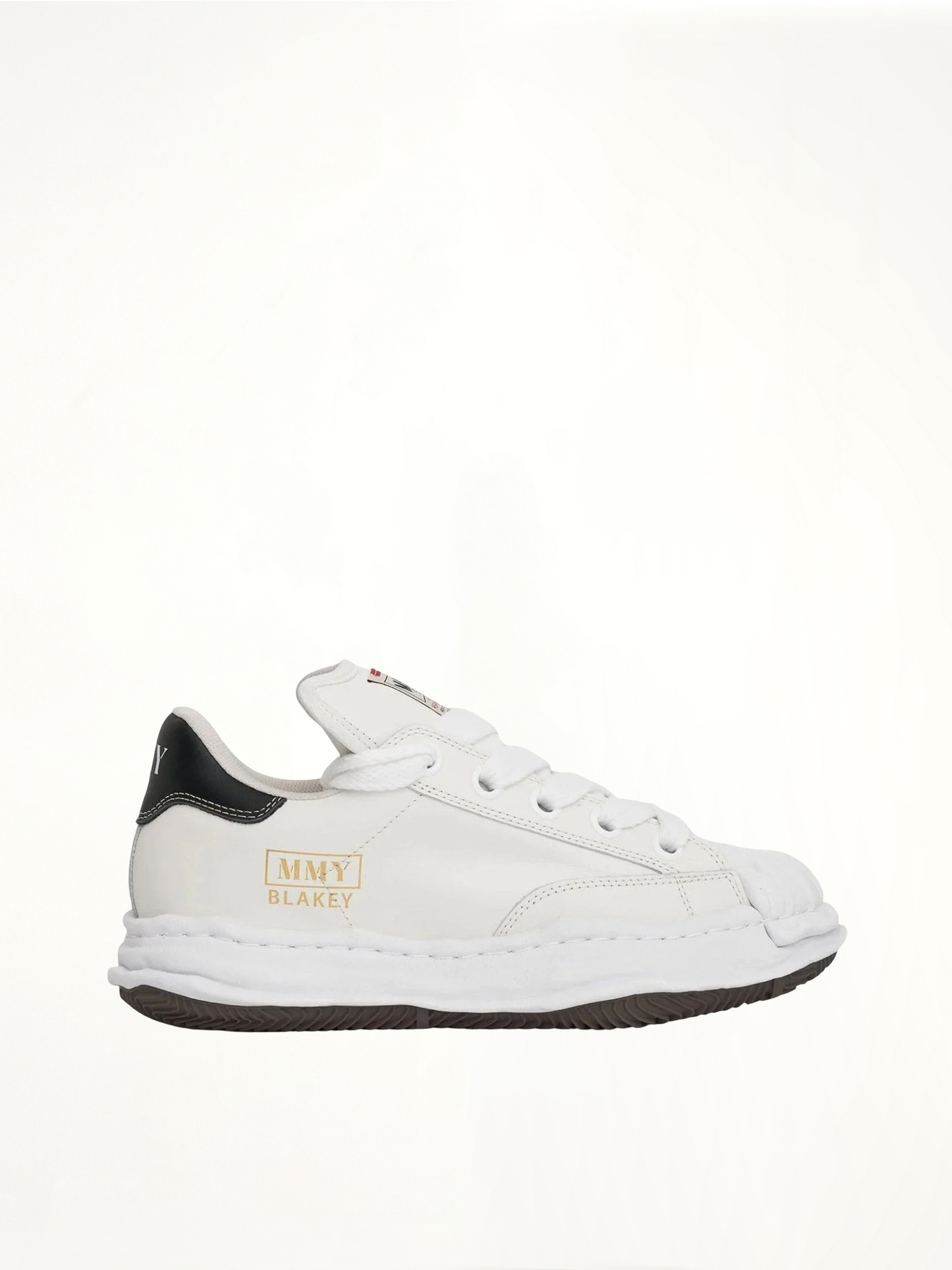Image of Sneakers. Product name - Blakey OG Puffer Sneaker in White colour by brand - MAISON MIHARA YASUHIRO